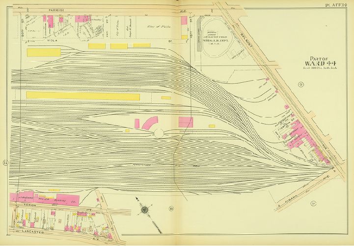 Plate 14, Atlas of the 24th, 34th & 44th Wards of the City of Philadelphia