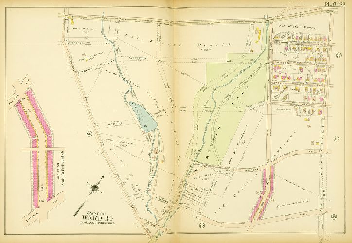 Plate 31, Atlas of the 24th, 34th & 44th Wards of the City of Philadelphia