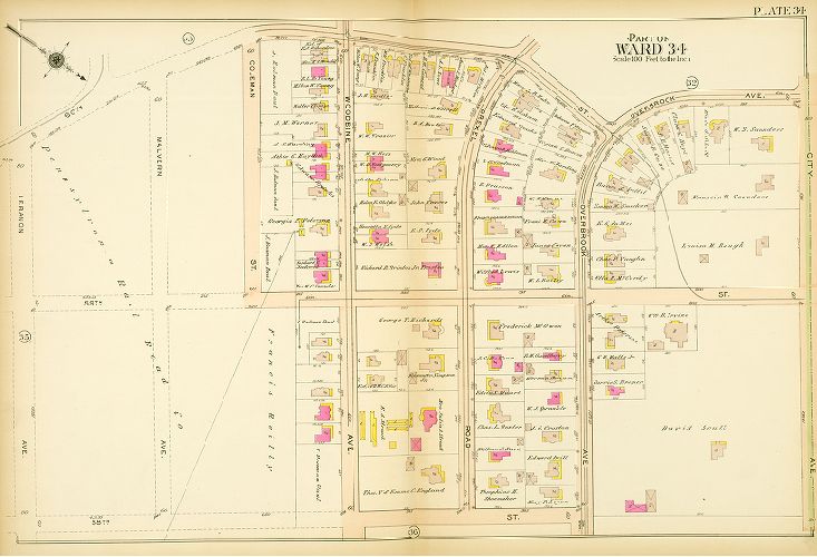 Plate 34, Atlas of the 24th, 34th & 44th Wards of the City of Philadelphia