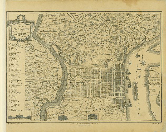 Philadelphia in 1796, Street Atlas of Philadelphia by Wards