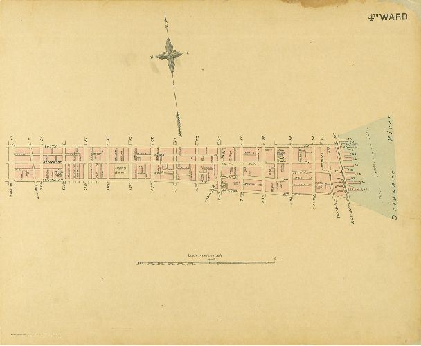 Ward 4, Street Atlas of Philadelphia by Wards