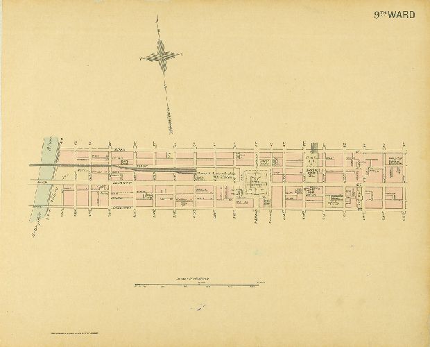 Ward 9, Street Atlas of Philadelphia by Wards