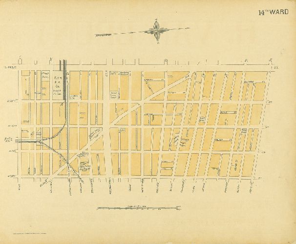 Ward 14, Street Atlas of Philadelphia by Wards