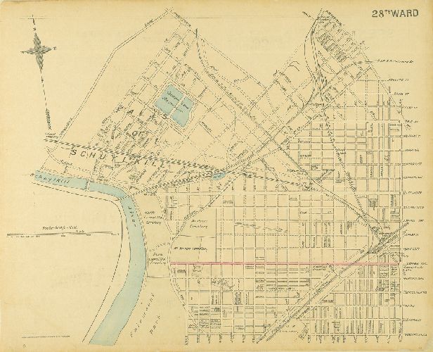 Ward 28, Street Atlas of Philadelphia by Wards