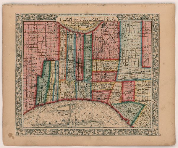 Plan of Philadelphia, [Unknown Atlas]