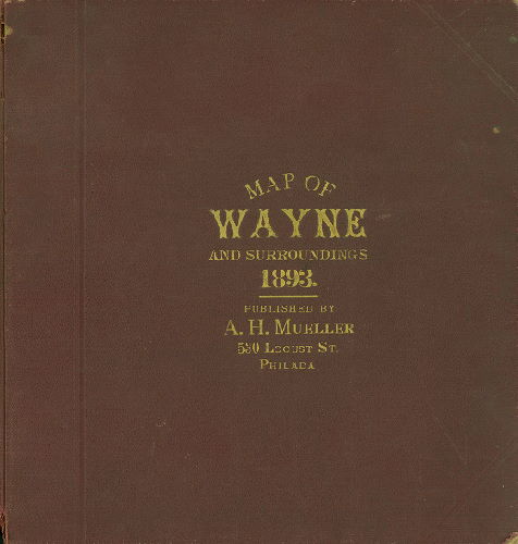 Cover, Map of Wayne and Surroundings