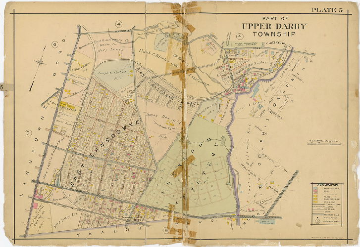 Plate 5, Atlas of Delaware County East of Ridley Creek