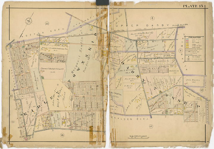 Plate 15, Atlas of Delaware County East of Ridley Creek
