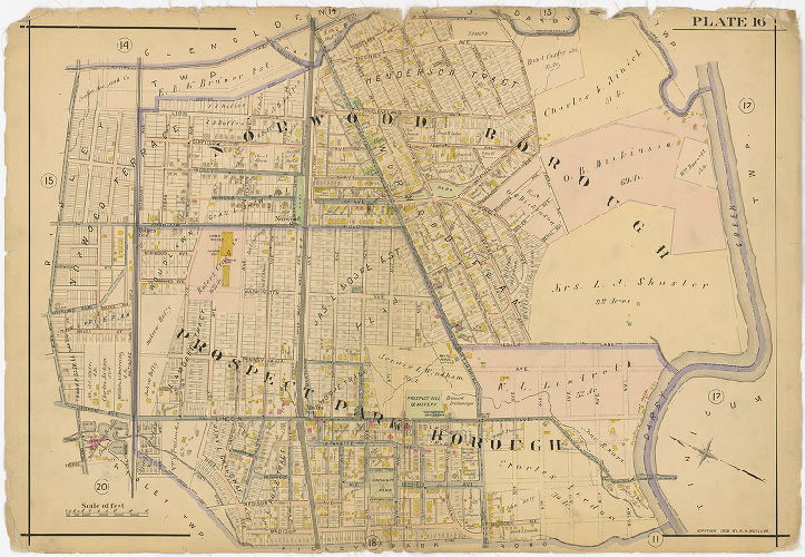 Plate 16, Atlas of Delaware County East of Ridley Creek