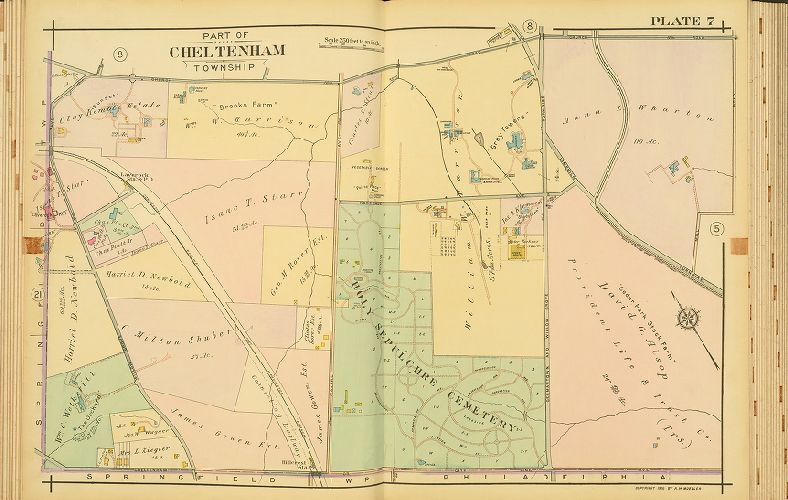 Plate 7, Atlas of the North Penn Section of Montgomery County, Pa.