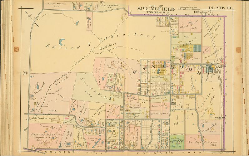 Plate 19, Atlas of the North Penn Section of Montgomery County, Pa.