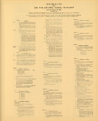 Extracts 1, City of Philadelphia Zoning Maps
