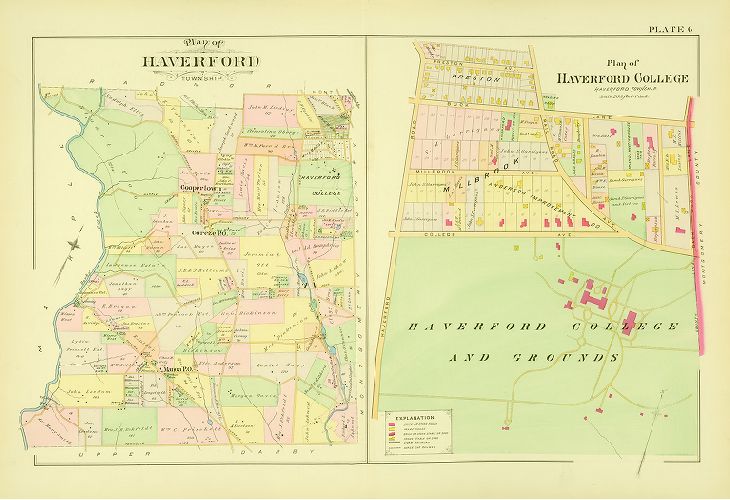 Plate 6, Atlas of Delaware County