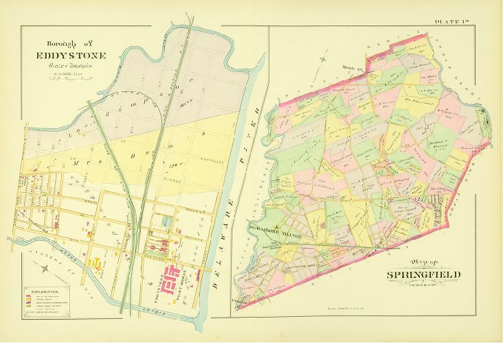 Plate 12, Atlas of Delaware County
