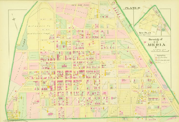 Plate 20, Atlas of Delaware County