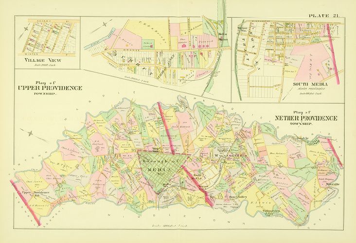 Plate 21, Atlas of Delaware County