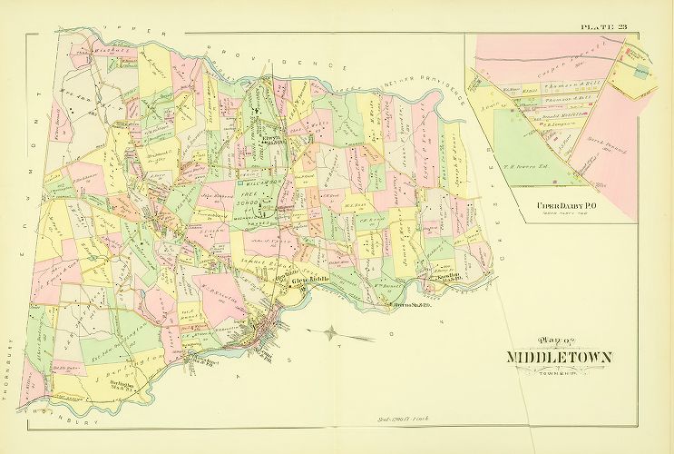 Plate 23, Atlas of Delaware County