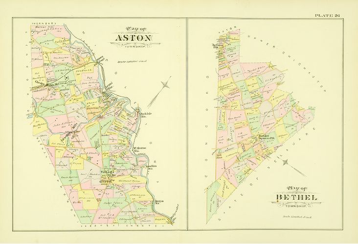 Plate 26, Atlas of Delaware County