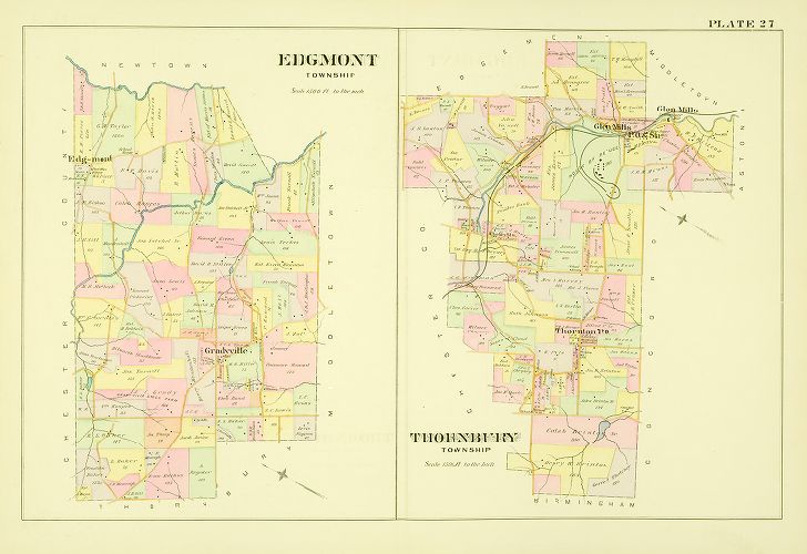 Plate 27, Atlas of Delaware County