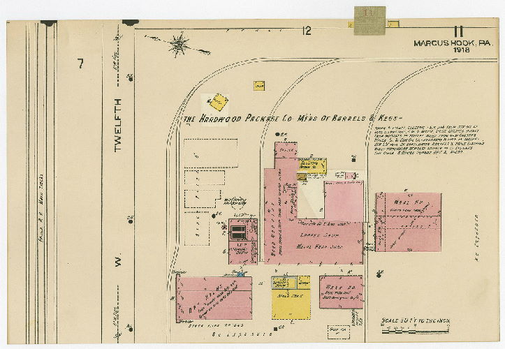Card 11, Marcus Hook, Pa., including Linwood, Linwood Heights & Trainer, Delaware County.