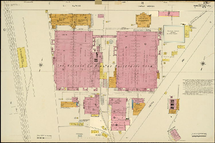 Card 17, Marcus Hook, Pa., including Linwood, Linwood Heights & Trainer, Delaware County.