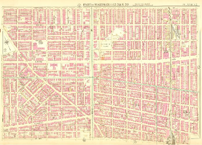 Plate 12, Atlas of the City of Philadelphia