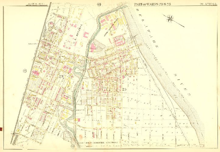 Plate 45, Atlas of the City of Philadelphia