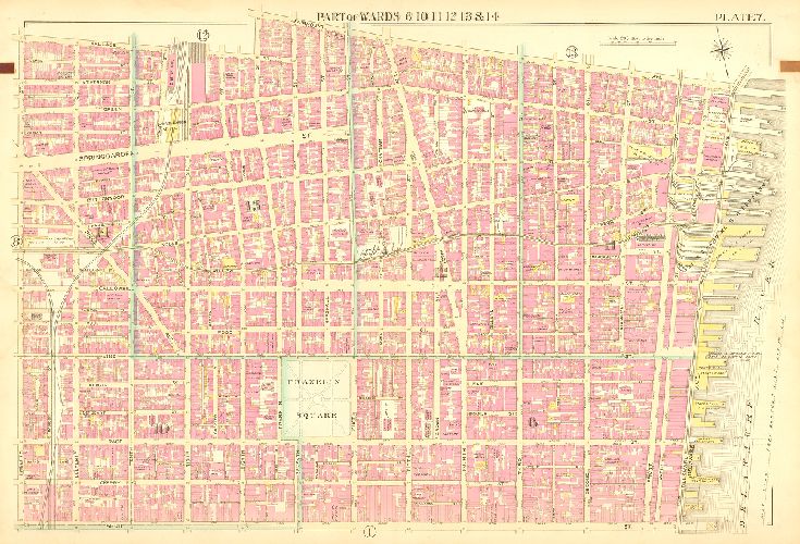 Plate 7, Atlas of the City of Philadelphia