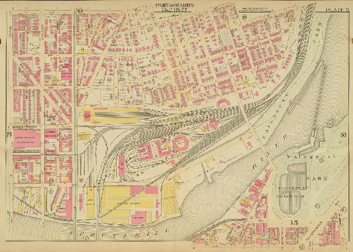 Plate 9, Atlas of the City of Philadelphia