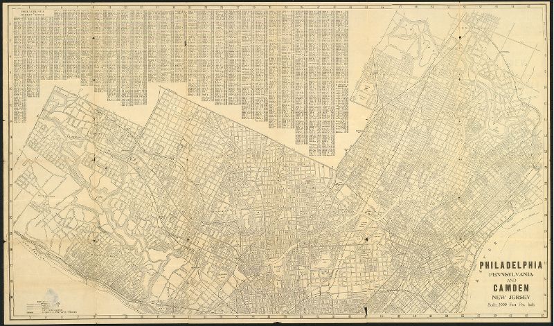 Philadelphia and Camden (reverse), Philadelphia Pennsylvania and Camden New Jersey